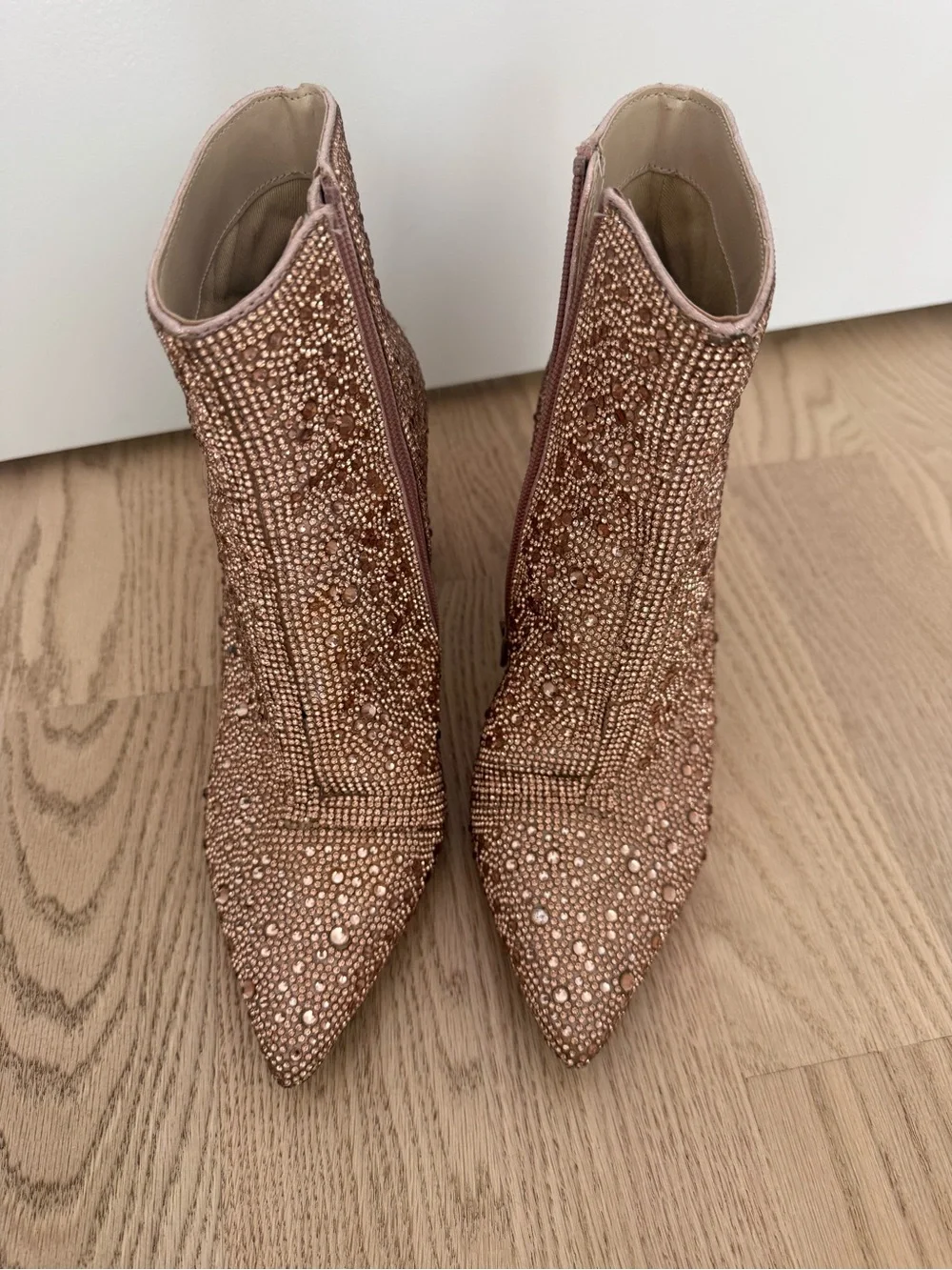 Rhinestone Cady Ankle Booties